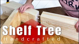 Nature-Inspired Shelf - Stunning Tree Trunk Design
