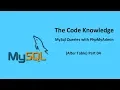 MySQL Queries With PhpMyAdmin Alter Table Part 04
