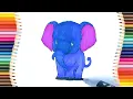 Elephant Coloring Pages Let s Color Elephants in Action