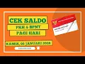 Lagu Cek Saldo PKH \u0026 BPNT Hari ini KAMIS Tgl 08 JANUARI 2026. LIVE HARI INI