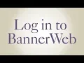 How to Log Into BannerWeb