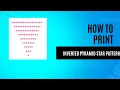 Learn to Code a Inverted Pyramid Star Pattern in Java - Step-by-Step Tutorial
