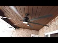 Huge 120 inch patio ceiling fan review