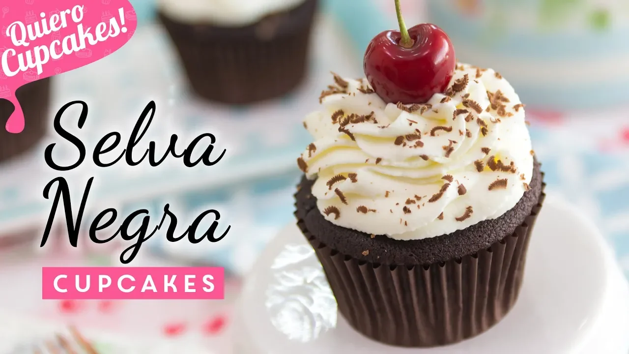 CUPCAKES SELVA NEGRA   MEGA DELICIOSOS    Quiero Cupcakes!