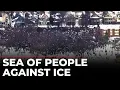 Lagu Minneapolis Protest Aerial View LIVE: Humongous Crowd Rallies Against ICE | US Latest News | Trump