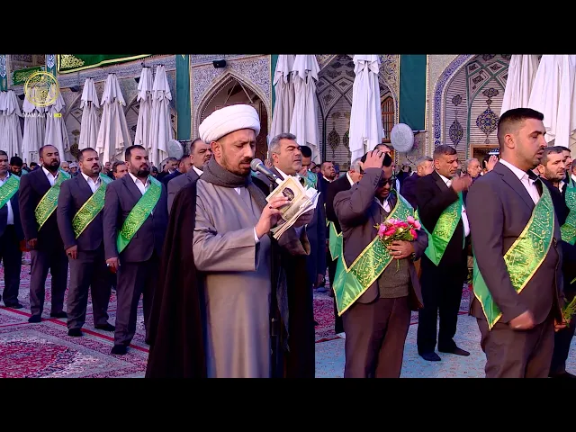 ⁣موكب خدم العتبة المقدسة يحيون ذكرى ولادة الامام الحجة المنتظر (عجل الله فرجه ) (15) شعبان 1446 هـ