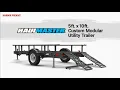 Introducing the Haul-Master 5 x10 Custom Modular Utility Trailer
