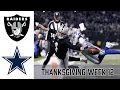 Thanksgiving Football Las Vegas Raiders vs Dallas Cowboys Halftime Highlights 2022 NFL Week 12