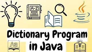 Dictionary Program in Java Using HashMap in Java Java Project