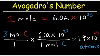 Download Avogadro's Number, The Mole, Grams, Atoms, Molar Mass Calculations - Introduction MP3