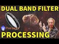 Dual-Band Filter Processing for color cameras