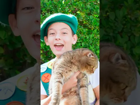 Scout Kids Rescue a Trapped Kitten!