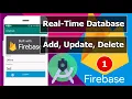 Store Firebase Realtime Database in Android Studio 2021 Firebase Android CRUD Operation