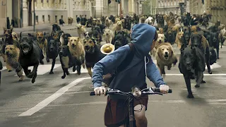 الكلاب بتخرج عن السيطرة وبيقرروا انهم يقضوا على البشرية بسبب معاملتهم بقسوة White God 