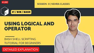 Using Logical AND Operator Bash Shell Scripting Tutorial For Beginners Session-8