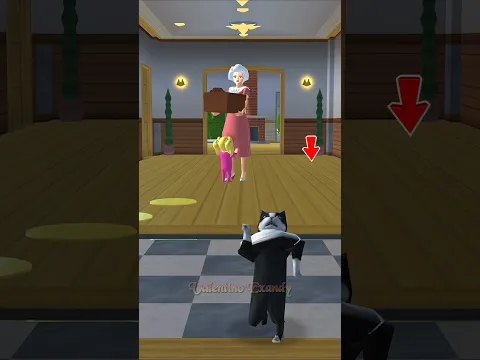 Kucing kabur tidak mau dibuang Mama #sakura #sakuraschoolsimulator #sss #fyp