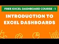 Excel Dashboard Course - Introduction to Excel Dashboards