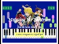 Download Lagu Netsujou no Spectrum/Nanatsu no Taizai (The Seven Deadly Sins) in A minor, Arr. 01, Original speed,