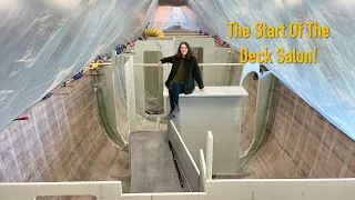 Adding a Second Floor to Our Sailboat – Deck Saloon Build Begins – Ep. 434 RAN Sailing