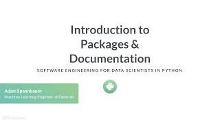 Python Tutorial Introduction to packages documentation