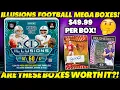 BRAND NEW 2024 ILLUSIONS FOOTBALL MEGA BOX REVIEW