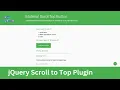 04 jQuery Plugin Tutorial Material Scroll Top Learn with Gsarwar