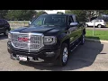 2017 GMC Sierra 1500 Denali 20 Inch Rims Sunroof Black Oshawa ON Stock