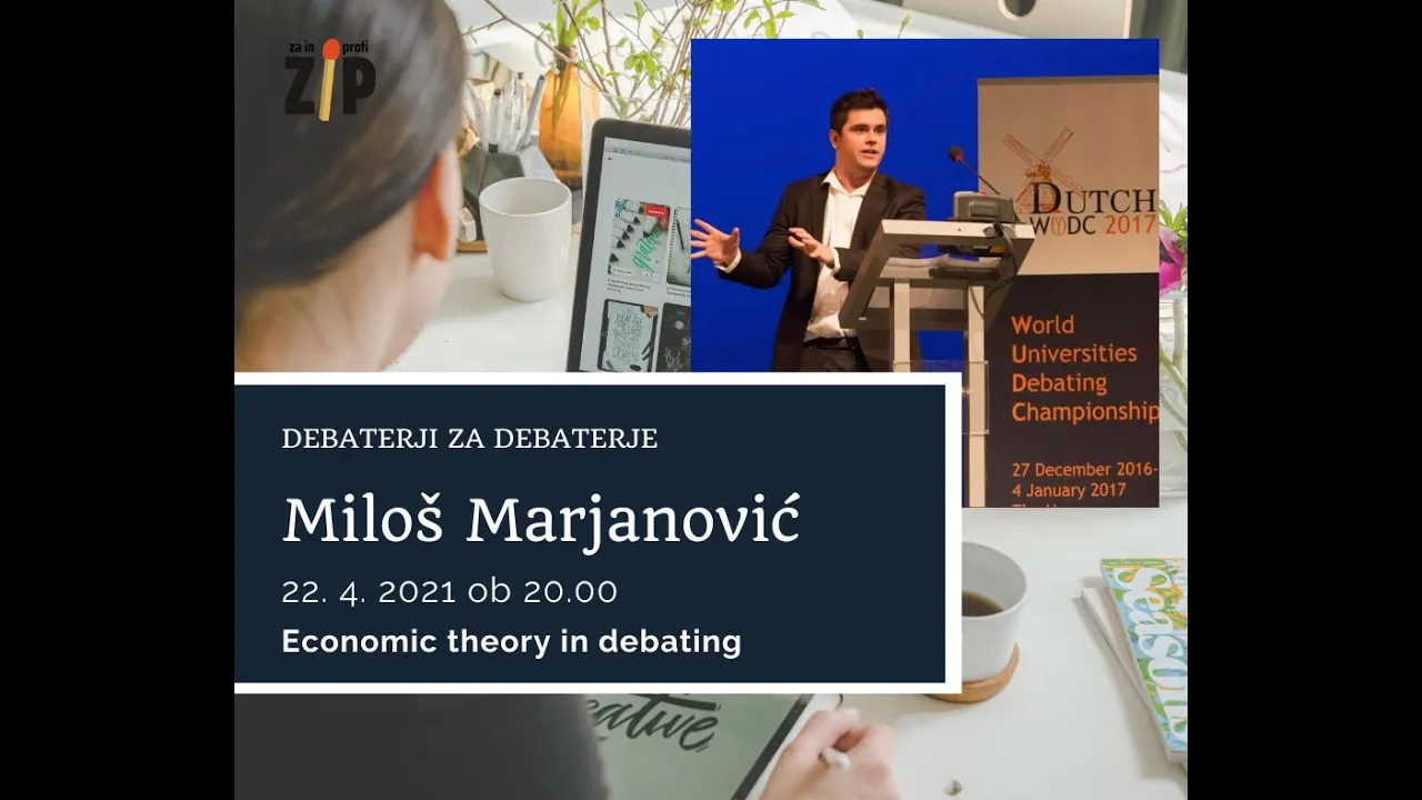 Debaterji za debaterje (English): The basics of debating Macro Economics.