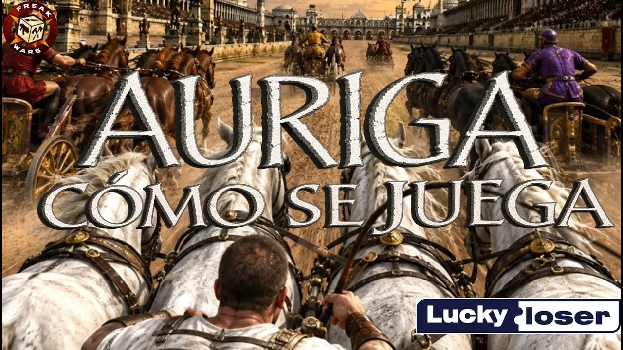 AURIGA Carreras de cuadrigas en la antigua Roma #wargames #freakwars #novedades