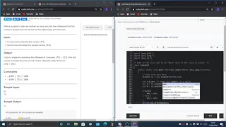 Sum OR Difference DIFFSUM Beginner CodeChef