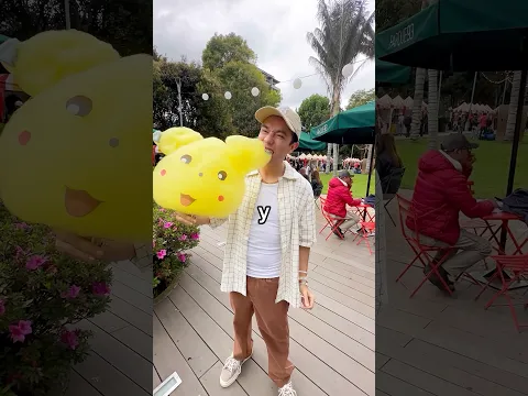 Algodón de Azúcar Gigante de Pikachu 😳