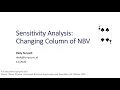 Week10 4 Sensitivity Analysis Changing the Column of a NBV