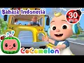 Download Lagu Roda di Bus Berputar! 🚌🍉 | CoComelon Bahasa Indonesia - Lagu Anak Anak | Nursery Rhymes