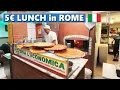 Eat Like a Roman on a Budget 5E Full Lunch Best Pizza Pasta in Rome