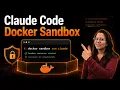 Claude Code Docker Sandboxes E9 Safer AI Coding with Docker