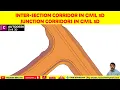 Intersection Corridor design in civil 3d Junction Corridor in Civil 3d Intersection Junction