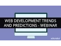 Web Development Trends and Predictions Webinar - 1 Edureka
