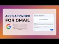 How to Create App Password for Google Account SMTP Configuration for Gmail Account