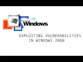 Exploiting Vulnerablities in Windows 2000 using Kali Linux