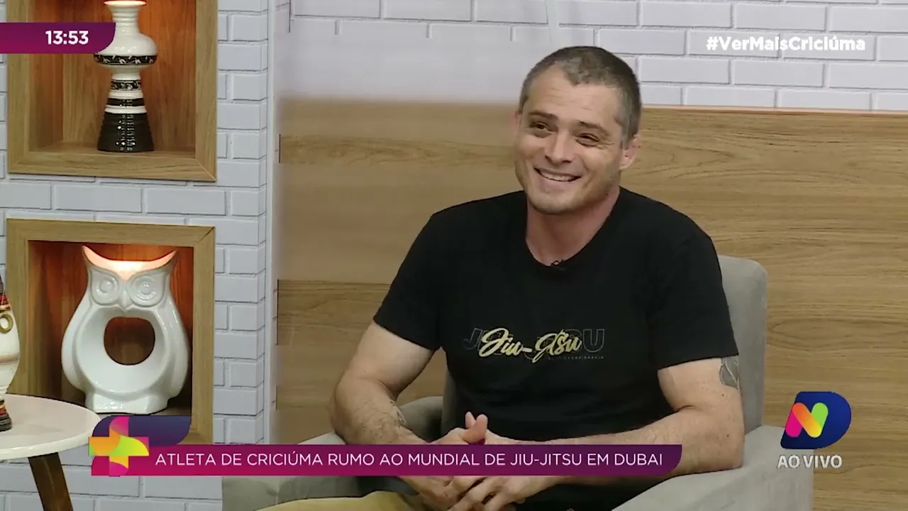 Atleta de Criciúma rumo ao mundial de jiu-jitsu em Dubai