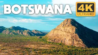 Botswana A Land of Contrasts - From Desert to Oasis Africa from Above 4K U