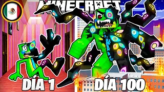SOBREVIVÍ 100 DÍAS como MR. RIBBIT en MINECRAFT HARDCORE!