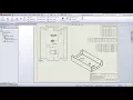 SolidWorks Sheet Metal Drawing Tutorial Bend Line Flat Pattern Unfolded Bend Table Punch Table