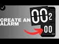How to create an alarm in the Flip Clock app