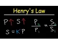 Henry s Law Explained - Gas Solubility Partial Pressure