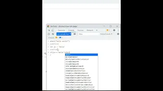 create an alert in console js basics