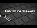 Hyperlambda FAQ - Code that maintains code