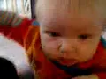 Cute baby says his name