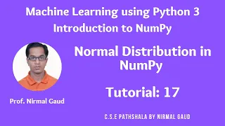 Introduction to NumPy Tutorial 17 Normal Distribution in NumPy