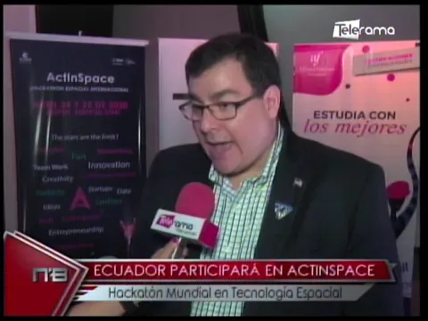 Ecuador participará en Actinspace Hacktatón Mundial en Tecnología Espacial